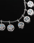 EYEFUNNY smiling face pendant necklace chain diamond vvs アイファニー POGGY KIM JONES VIRGIL JBALVIN