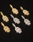 greg yuna pico hamsa nano jesus pendant necklace chain