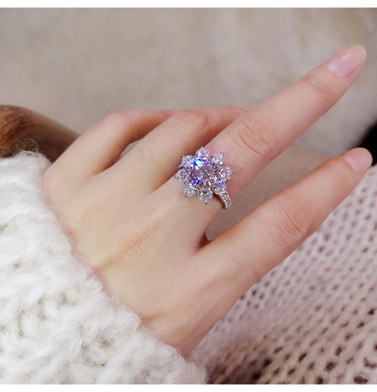 Sunflower by Harry Winston, Large Diamond Ring cheap best price engagement rings wedding
