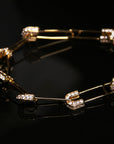 EYEFUNNY アイファニー Diamond safetypin bracelet necklace diamond poggy jbalvin kim jones clot poon