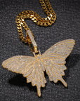 Playboi Carti Butterfly Coupe pendant necklace chain diamond asap mob awge icebox