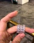 Kylie Jenner signature eternity band ring in oval kylie ring diamond