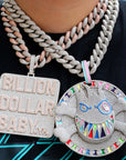 Kylie Jenner's baby daddy dropped around $500,000 for nine chains a "Flame Boy" 80-carat chain for himself and eight Cactus Jack chains for members