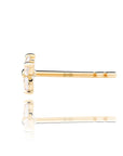 diamond stud earrings yellow gold vvs ifandco custom jewelers