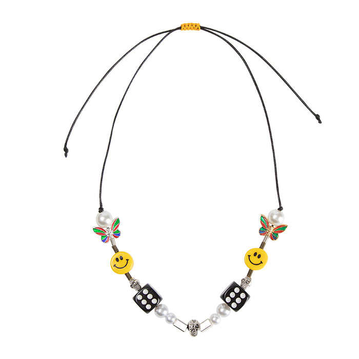 asap rocky jewelry pearl necklace dice skull chain choker playboi carti vlone