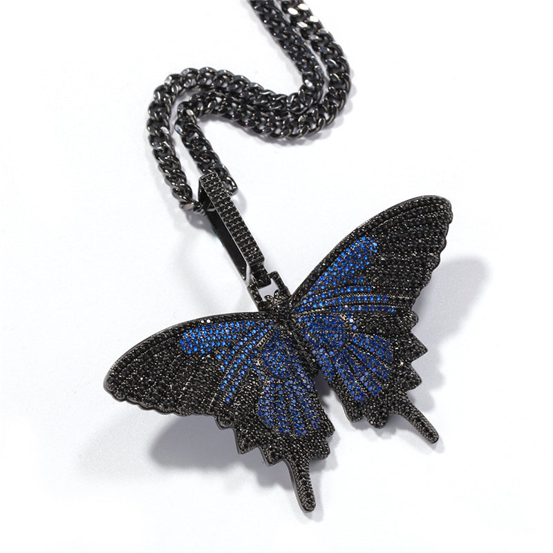 cuban link chian necklace pendant free matching chain affordable hip hop jewelry best gold diamond vvs icebox ifandco