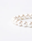 WILL SHOTT Split-Pearl Bracelet black agate pearl will shott willshott.com NYC