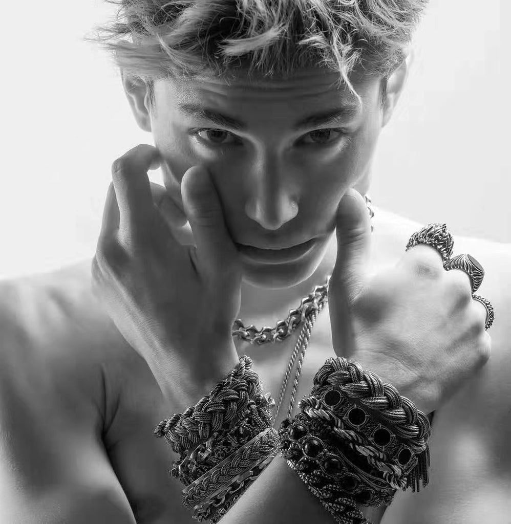 EMANUELE BICOCCHI beaded bracelet yellow gold farfetch ssense