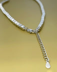 harry winston Tennis Necklace diamond 925 silver white gold diamonds