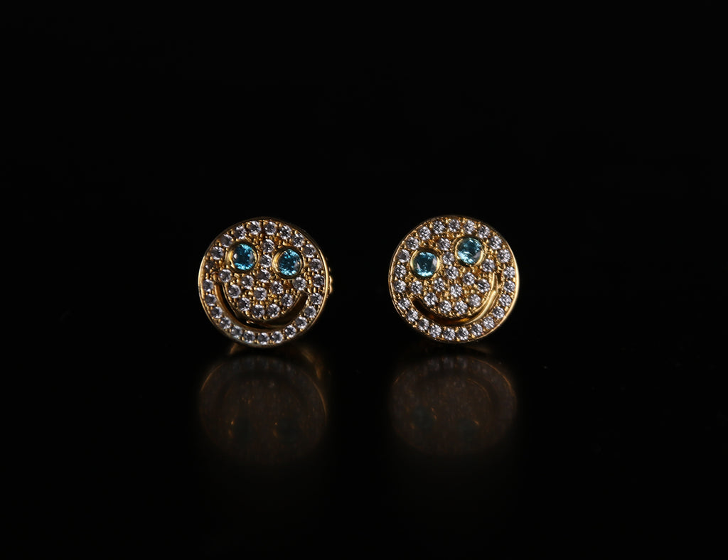 eyefunny smiling face stud earring as seen on jbalvin chain アイファニー EYEFUNNY 高価買取強化中 ブランド買取のRINKAN