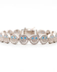 EYEFUNNY smiling face bangle bracelet smiley diamond vvs アイファニー POGGY KIM JONES VIRGIL JBALVIN