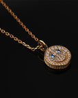 eyefunny smiling face thunder pendant necklace chain diamond jbalvin kim jones clot virgil offwhite