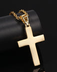 Princess cut cross pendant & necklace with free matching chain playboi carti vlone