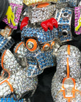 fully iced Mashin Hero Wataru Ryujinmaru fully iced and glow in the dark pendant necklace diamond chain set