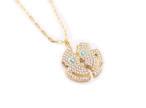 [ReinSein]ACC★PY DOUBLE SMILE NECKLACE Amazon.com: AULSIEY Smile Face Necklaces Preppy Jewelry