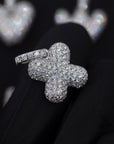 custom alphabet letter bubble nano greg yuna diamond silver white gold celebrity jewelers ifandco