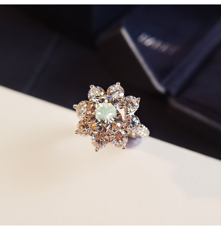 Sunflower by Harry Winston, Large Diamond Ring cheap best price engagement rings wedding