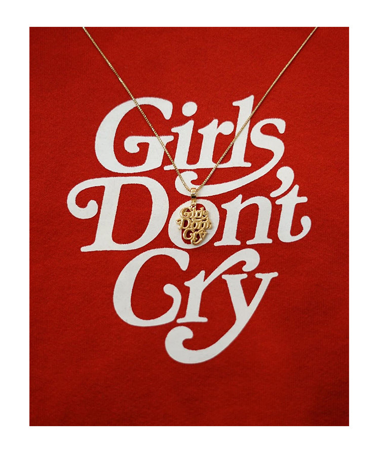 girls don't cry pendant necklace chain – Bijouterie Gonin