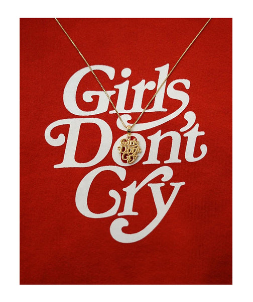 GIRLS DON'T CRY PATTERN KEYRING 【GOLD】 GOLD GIRLS DON'T CRY KEYCHAIN