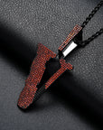 asap bari asap rocky vlone v pendant necklace chain diamond lil uzi vert playboi carti jeweler