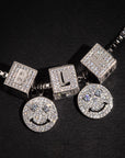 baby block letter custom necklace chain choker jesus is king kanye west rhude virgil off white