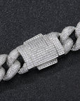 18mm rounded bubble cuban links necklace/bracelet chain 3D diamons vvs ifandco shopgld