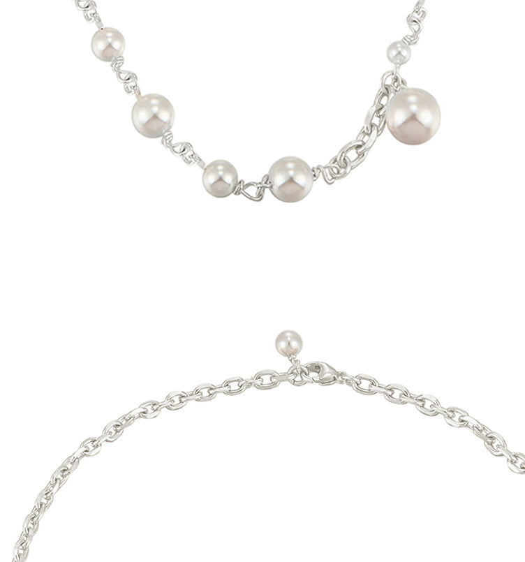 Asap Rocky pearl cuban link necklace chain – Bijouterie Gonin