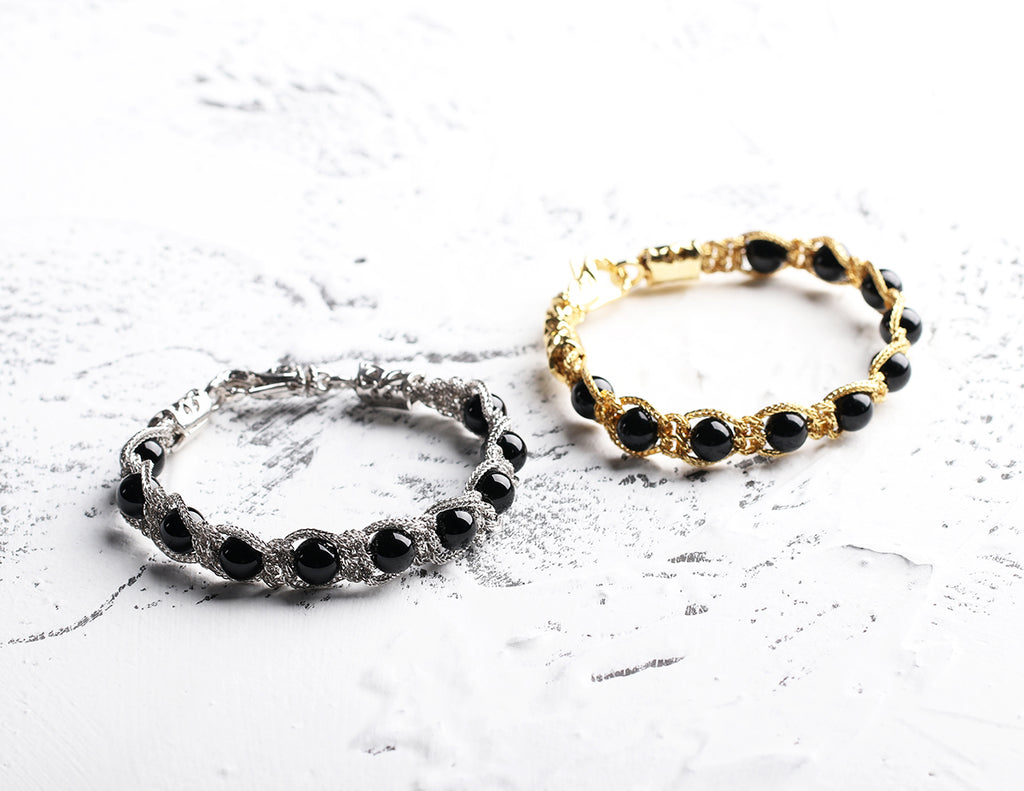 EMANUELE BICOCCHI beaded bracelet yellow gold farfetch ssense