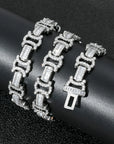 Vintage 13mm C de Cartier double CC baguette necklace cuban link chain interlaced diamond necklace rapper trap music playboi carti