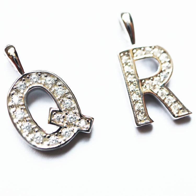 eyefunny アイファニー custom letter diamond alphabet necklace chain