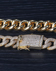15mm cuban link fully iced micro pave diamond travis scott playboi carti asap rocky ian connor vlone vvs