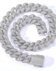 18mm rounded bubble cuban links necklace/bracelet chain 3D diamons vvs ifandco