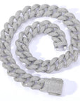 18mm rounded bubble cuban links necklace/bracelet chain 3D diamons vvs ifandco