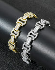Vintage 13mm C de Cartier double CC baguette necklace cuban link chain interlaced diamond necklace rapper trap music playboi carti