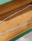 harry winston Tennis Necklace diamond 925 silver white gold diamonds