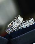 Kylie Jenner signature eternity band ring in oval kylie ring diamond