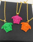 Versace Women's Pink Medusa Pendant Necklace - Lyst Medusa Pendant Necklace Buy Versace Women's Pink Medusa Pendant Necklace. Similar products also available. SALE now on!
