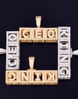 affordable hip hop custom jeweler iced out baby block letter pendant necklace chain shopgld