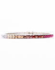 eyefunny princess eternity bracelet EYEFUNNY Ginza Boutique アイファニー 銀座ブティック tennis link Bracelets With Cut Multi-color gemstone Bracelet Silver Jewelry affordable hip hop jewelry ifandco