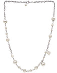Asap Rocky pearl necklace with beads vlone playboi carti jeweler diamond gold