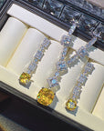 Beyoncé's Tiffany & Co diamond necklace is worth $30 million harpersbazaar.com tiffany yellow diamond necklace beyonce' from The 128-carat yellow diamond was worn by Hepburn during the Breakfast At Tiffany's press tour in 1961, and was seen again on Lady Gaga