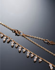 Kylie Jenner Tiffany diamonds dangling choker chain necklace