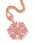 Quavo Gifts Saweetie A $75K Iced Snowflake pendant necklace chain free vvs diamond girl my type