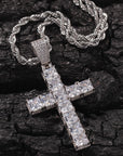 Princess cut cross pendant & necklace with free matching chain playboi carti vlone