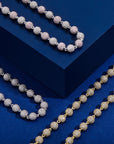 ben baller fully iced diamond beads chain necklace justin bieber