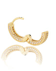 16mm two row fully iced hoop earrings ifandco shopgld high end luxury jewelry diamond