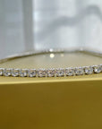 harry winston Tennis Necklace diamond 925 silver white gold diamonds