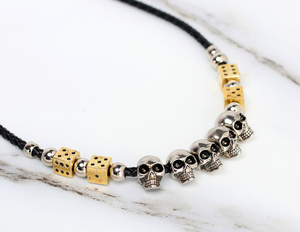 asap rocky jewelry pearl necklace dice skull chain choker playboi carti vlone
