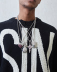 Emoji french fries pendant & necklace with free matching chain free shipping white gold diamond emoji necklace chain