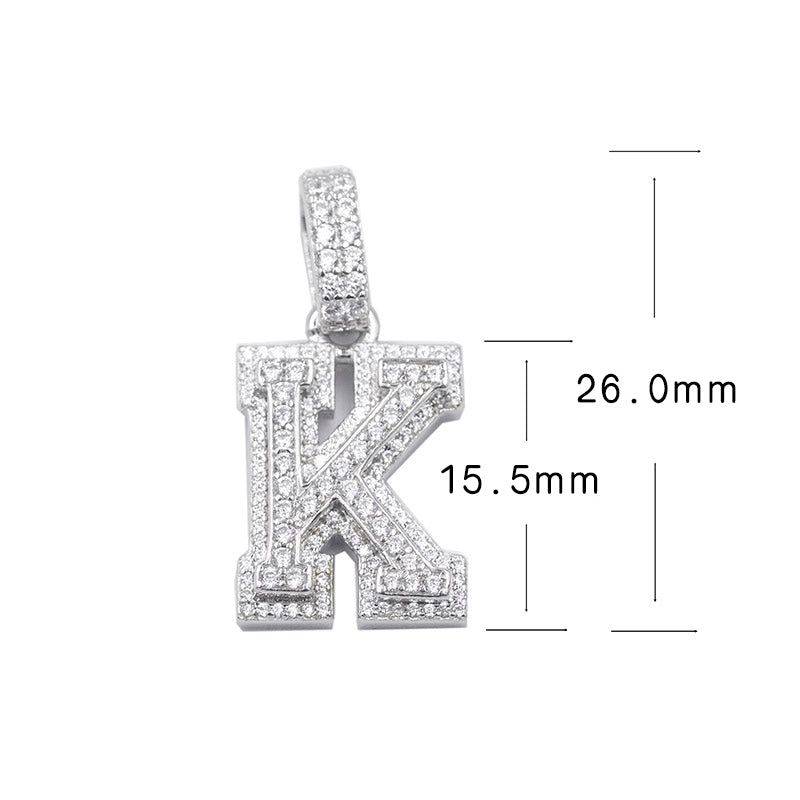 custom alphabet letter bubble nano greg yuna diamond silver white gold celebrity jewelers ifandco